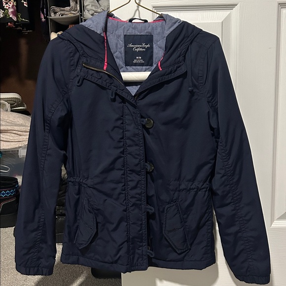 American Eagle Outfitters Jackets & Blazers - American Eagle Outfitters Navy Blue Quilted Jacket